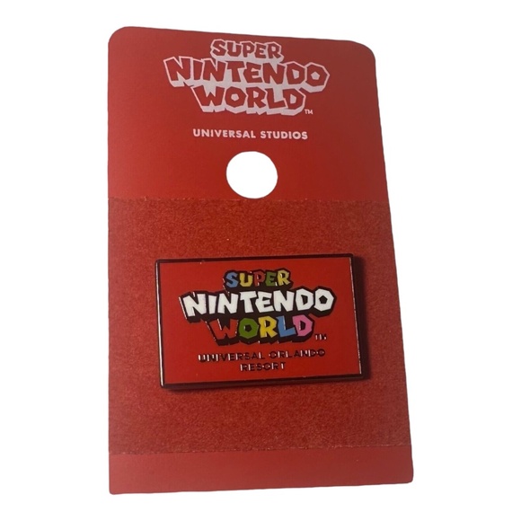 Universal Studios Epic Universe Super Nintendo World Orlando Resort Red Pin - Picture 1 of 1